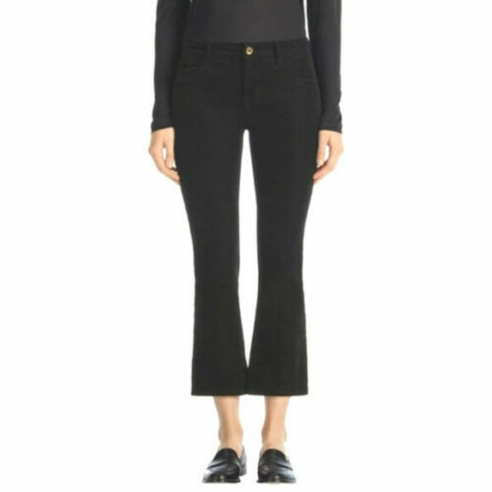 J BRAND Black Selena Bootcut Skinny Corduroy Jeans